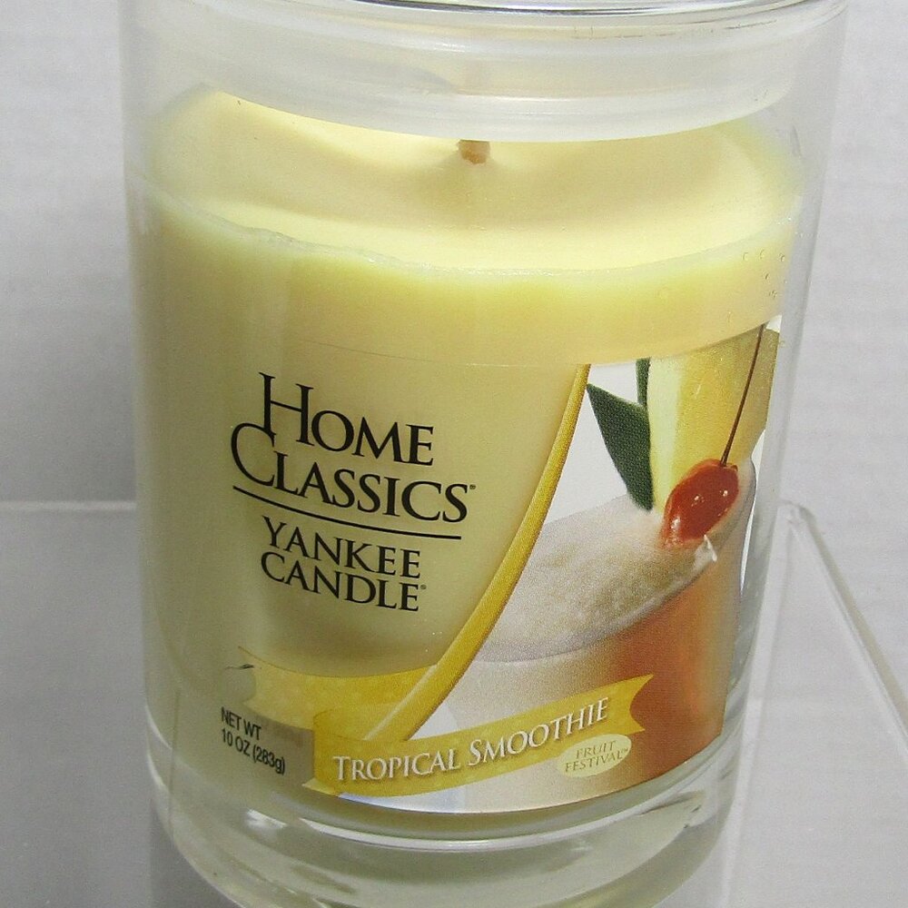 Yankee Candle Home Classics Tropical Smoothie 10oz Jar NEW Rare - VTG